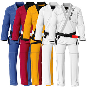 Personalized Custom Color BJJ Gi Contrast Stitching 140gsm Pearl Weave Kimono Custom <b>Name</b> Embroidery Jiu Jitsu Uniform 100% - Product Image 1