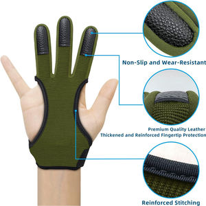 Hot Sale Archery Finger Gloves Protective Gloves for Bow and Arrow Sports Durable and Comfortable Available at Affordable Price - Product Image 2