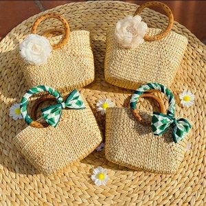 Bolsa Decorativa de Jacinto de Agua, Bolsa de Playa, Bolsa de Viaje, Bolsa para Fotografía, Diseño Simple con Forro de Tela - Product Image 2