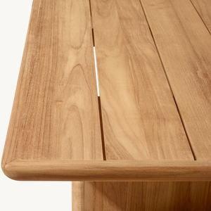 Muebles de mesa de madera de teca de buena calidad con un estilo moderno, adecuados para uso en exteriores, duraderos y resistentes a la intemperie. - Product Image 4