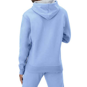 100% coton hommes hiver polaire sweats à capuche et sweat-shirts impression personnalisée Logo épais et léger solide motif Style de mode - Product Image 2