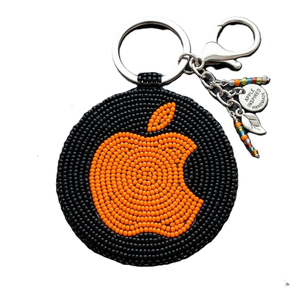 Handmade Beaded Cherry Key chain For Tote <b>Bag</b> Style Modern Seed Beads Tassel Keychain Fashion Accessory - Product Image 6