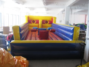 Parcours de bungee gonflable et arène de combat, deux en un, arène sportive - Product Image 4