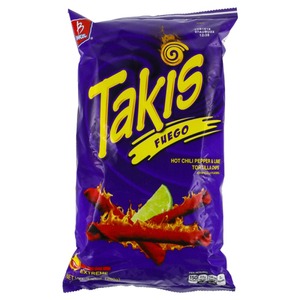 Takis ชิปทอร์ติญ่าพริกเผ็ดและมะนาวขนมแต่ละแพ็ค (จำนวน40ชิ้น) จัดส่งฟรีในประเทศ - Product Image 2
