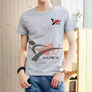 High Quality Men's T-<b>Shirt</b> Custom Printed Logo 100% Cotton Material Flexible for Summer - Product Image 1