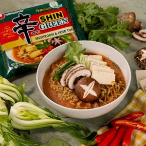 NONGSHIM SHIN RAMYUN GREEN <b>NOODLES</b> 16 PACK (4X4) - Product Image 3