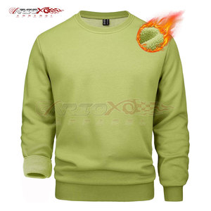 Heavyweight <b>Sherpa</b> Sweatshirt For <b>Men</b> With Plain Color Design And Functional Pockets <b>Sherpa</b> <b>Fleece</b> Sweatshirt - Product Image 1