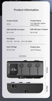 Chargeur de voiture 3 ports USB, allume-cigare, hub d'alimentation 12V 24V, adaptateur multi-prises pour utilisation universelle sur véhicule