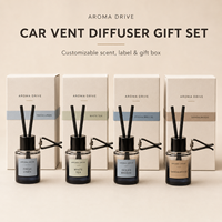 Diffuseur de parfum moderne pour voiture à clipser sur grille d'aération, diffuseur de parfum d'hôtel, diffuseur à bâtonnets de fleurs séchées évaporatif