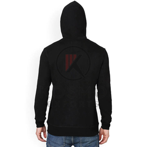 เสื้อฮู้ดผ้าฝ้าย100% แฟชั่นฮิปฮอปฤดูใบไม้ร่วงคุณภาพสูง OEM กำหนดเองสไตล์ใหม่พร้อมแขนไหล่ย้อมสีล้วนสำหรับฤดูหนาว - Product Image 5