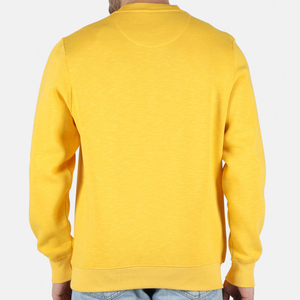 T-shirt classique à manches longues pour hommes Hauts à col rond en jersey de coton Fabricant personnalisé T-shirts unis à manches longues à col rond - Product Image 5