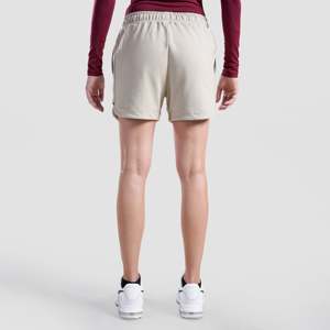 Shorts décontractés beiges Meld en tissu éponge respirant avec décoration de sequins, taille XS, logo personnalisable, design tendance - Product Image 2