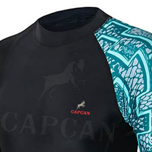 เสื้อแรชการ์ดพิมพ์ลายสำหรับผู้หญิงระบายอากาศสีตามสั่งวัสดุคุณภาพสูง - Product Image 4