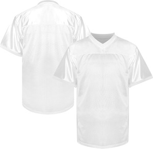 <b>Mens</b> American Football Athletic Practice Jersey Sports Blank T Shirt for Training Sessions and Everyday Sportswear - Product Image 1