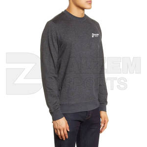 Venta caliente último diseño hombres pulóver sudaderas moda Casual 100% tela de algodón hecho hombres sudaderas para la venta - Product Image 3