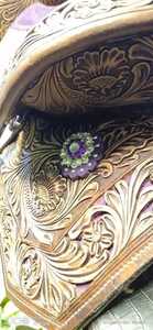 Silla de Montar Western de Cuero DD, Hecha a Mano, para Carreras de Caballos, Fabricada en India - Product Image 4