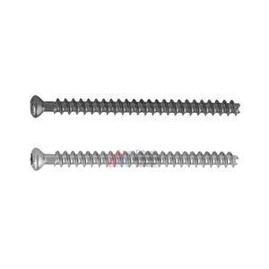 Zelftappende Titanium Annulous Gecanuleerde Schroeven Halve Draad En Volledig Draad Orthopedische Veterinaire Implantaten Bot Schroeven