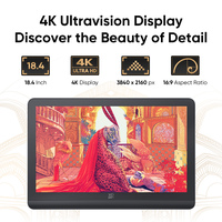 Tablette graphique XPPen Artist Pro 19 (Gen 2) 4K avec écran de dessin de 18,4 pouces et stylet X3 Pro