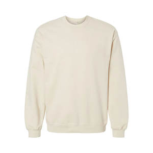 Sudadera de Cuello Redondo de Algodón de Alta Calidad para Hombre, Sudadera Unisex con Hombros Caídos, Diseño Bordado, Nueva Llegada, OEM en Blanco - Product Image 1