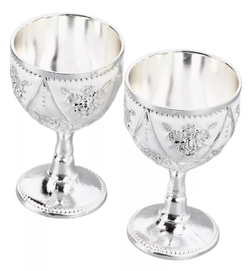 Nouveau design de haute qualité verre à vin en métal pour les décorations de Noël prix de gros - Product Image 2