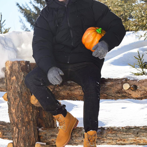 Veste bouffante à col montant pour hommes d'excellente qualité, tenue décontractée à capuche brillante pour l'hiver, veste bouffante personnalisée pour hommes - Product Image 4