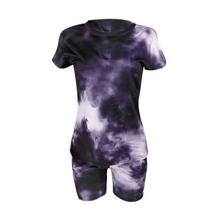 ขายส่งที่มีน้ำหนักเบา100% ผ้าฝ้ายอินทรีย์ต่ำ MOQ ใหม่สไตล์เสื้อยืดและผ้าฝ้ายสั้นผู้หญิงฤดูร้อนชุด - Product Image 1