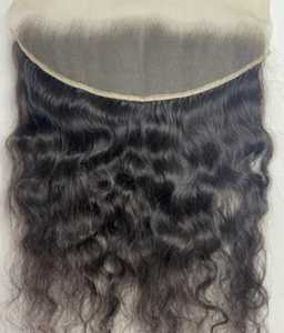 Extensiones de cabello humano Remy indio 13X4 de alta calidad de Color Natural 100% para Frontal de encaje - Product Image 2