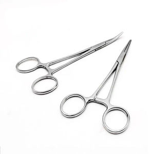 Pince à artères incurvée en acier inoxydable SurgicoQuery, pince hémostatique chirurgicale manuelle, instrument médical de classe I certifié CE - Product Image 4