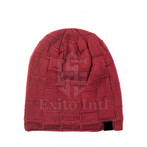 2026 High Quality Custom Winter <b>Beanie</b> Hat New Style Knitted Fashion Breathable <b>Waterproof</b> Unisex Adjustable Cotton Fabric - Product Image 1