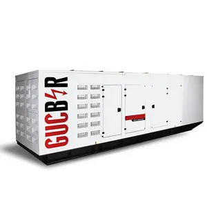 Generator 1000 kVA 800 kW bertenaga mesin baudou dengan pilihan alternator kanopi Trailer tipe kontainer tipe 50 Hertz