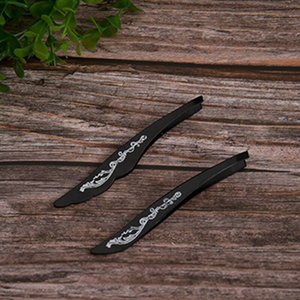 1 pieza profesional herramienta de maquillaje de belleza para mujer, pinzas para cejas de acero inoxidable negro, depilación, extensión de pestañas, Punta inclinada - Product Image 4