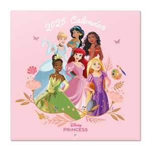 Calendario de Pared y de Mesa Disney Princess 2025, Impresión en Papel, Planificador con Reloj para Uso en Oficina - Product Image 5