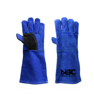 Guantes de soldadura de cuero de vaca, resistentes al calor, Palma negra, 2023 - Product Image 5