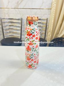 ขวดน้ําคอมโบทองแดงพร้อมแก้วทองแดงในด้านผู้ผลิตและผู้จัดจําหน่ายขวดน้ํา - Product Image 3