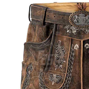 OEM Services Reasonable Price <b>Shorts</b> For <b>Men</b> Latest Style Custom Design Streetwear Breathable lederhosen Bavarian <b>Shorts</b> - Product Image 3