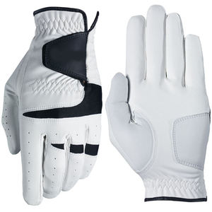 Gants de golf en cuir de qualité supérieure, prix d'usine, personnalisés, excellente adhérence, logo brodé, OEM, toutes conditions météorologiques - Product Image 2