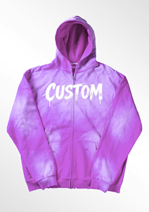 Sweat à capuche oversize en coton 100% avec fermeture éclair et effet délavé pour homme |   Fabricant sur mesure de vêtements streetwear en denim délavé 420 GSM - Product Image 6