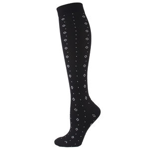 Chaussettes de sport équestres en nylon pour hommes, hauteur genou, respirantes et élégantes, avec logo personnalisé sur le bas du mollet, pour les jeunes - Product Image 3