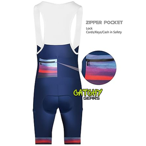 Pantalones Cortos de Ciclismo Ligeros, Transpirables, Unisex, de Spandex y Poliéster, para Desplazamientos Diarios y Ciclismo Deportivo - Product Image 5
