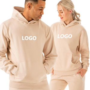 Conjunto de chándal extragrande unisex de 2 piezas de algodón polar de invierno con logotipo personalizado con Sudadera con capucha y pantalones de chándal, ropa deportiva transpirable de secado rápido - Product Image 5