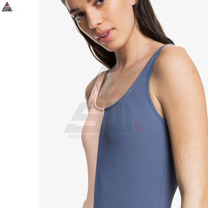 Traje de Baño de 2 Piezas para Mujer, de Alta Calidad, Transpirable, de Secado Rápido, con Logotipo Frontal, 100% Poliéster, Gran Venta - Product Image 3