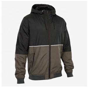 Chaqueta cortavientos con capucha para correr al aire libre para hombre 2025 personalizada, abrigo de lluvia estilo cremallera para primavera e invierno con características de alta visibilidad - Product Image 5