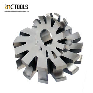 Coated High Speed Steel Concave Milling <b>Cutter</b> Available in Diameters of 2.1/4\" to 4.1/4\" with Tin Coating OEM Support - Product Image 2