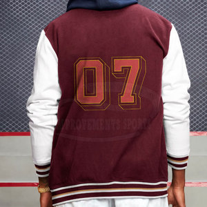 Chaqueta con letras y cuello levantado para hombre, abrigo de invierno de gran tamaño transpirable de último diseño - Product Image 5