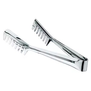 ที่คีบน้ำแข็งคลิปสแตนเลสชุบสีเงินเกรดอาหารทำจากโลหะสำหรับบาร์เทนเดอร์ - Product Image 1