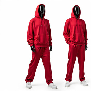 Chándales Deportivos para Hombre al por Mayor, Personalización Completa, Chándales de Felpa de Algodón Grueso de 450 g/m², Ropa Deportiva Ajustada con Corte Acampanado - Product Image 6