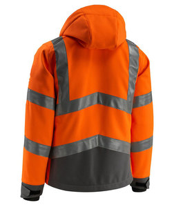 Chaqueta de Invierno Personalizada de Alta Visibilidad, Reflectante, con Cuello Alto, Bolsillos, Duradera, Cómoda, para Trabajo, con Bordado de Alta Calidad - Product Image 6