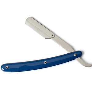 Afeitadora manual antigua de acero inoxidable, afeitadora plegable para hombres, afeitadora facial - Product Image 1