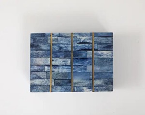 Boîte à bijoux de luxe en résine MDF incrustée de boîtes à mouchoirs les plus vendues pour bijoux ou petits cadeaux souvenirs personnels - Product Image 3