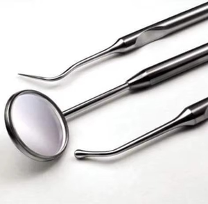 Instruments d'examen dentaire réutilisables de haute qualité - Outils chirurgicaux manuels en acier - Product Image 1